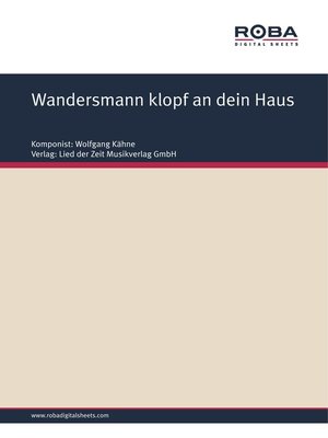 cover image of Wandersmann klopf an dein Haus